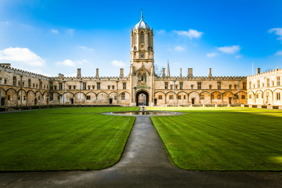 Tom tower at Oxford university