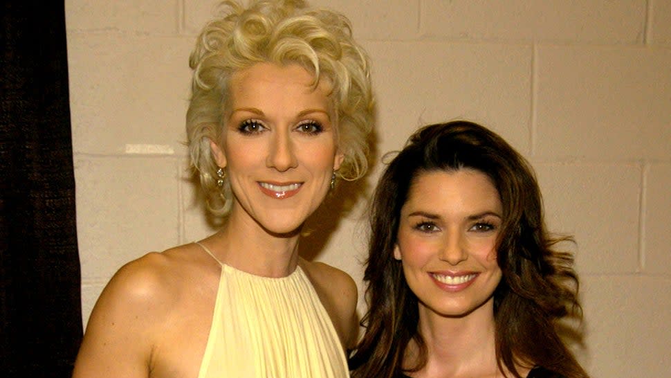 Celine Dion and Shania Twain