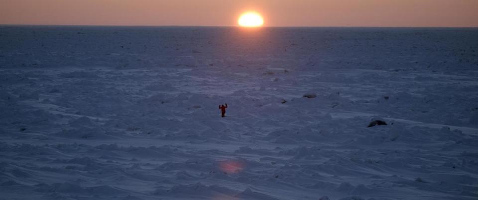 陳彥博在南極挑戰。（牽猴子整合行銷提供）