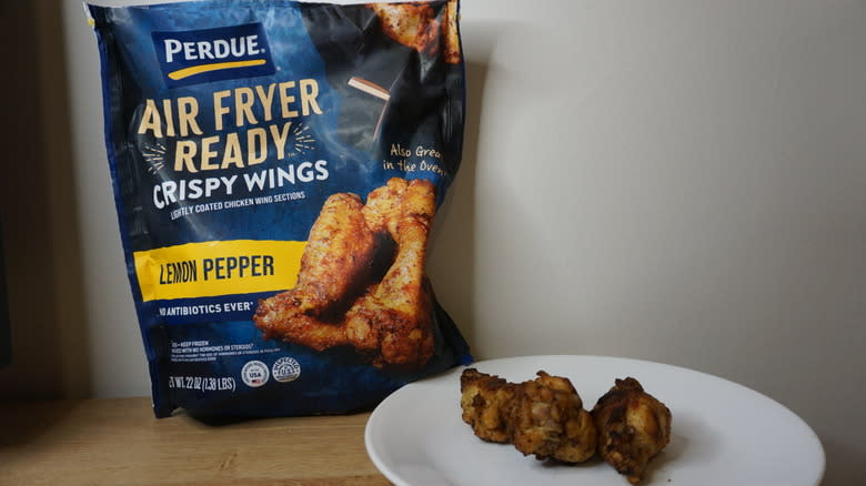 Perdue Air Fryer Ready Roasted Crispy Chicken Wings - Lemon Pepper