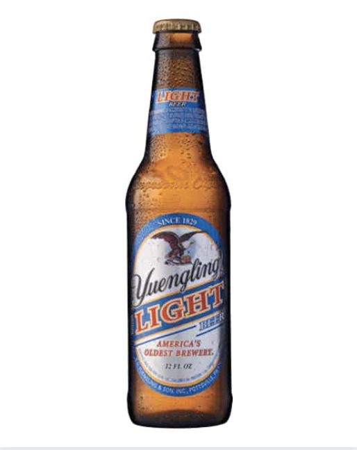 1) Yuengling Premium Light Beer