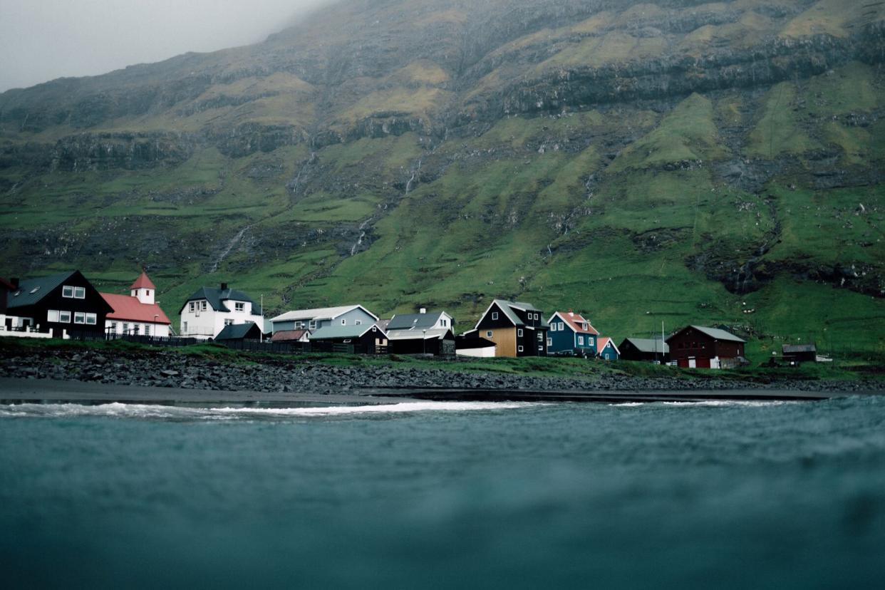 Surfing in the Faroe Islands