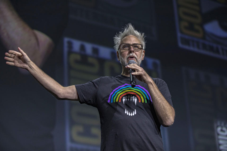 James Gunn at Comic-Con International in San Diego in July. (Photo: Daniel Knighton/Getty Images)