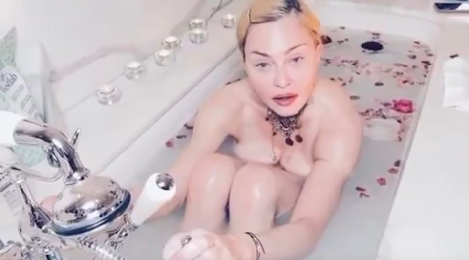 madonna in her bathtub