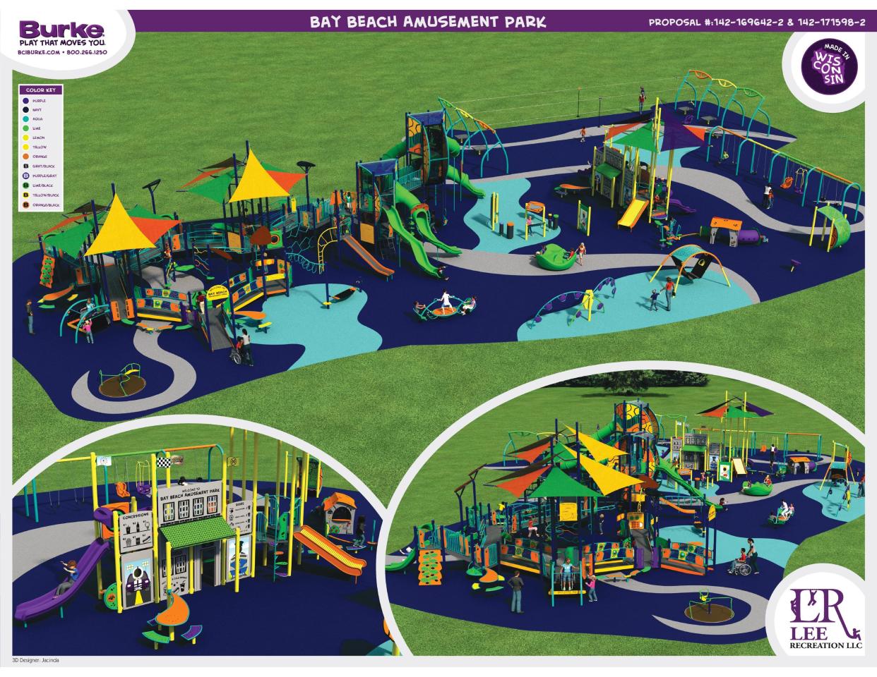 This is the inclusive playground planned for Bay Beach Amusement Park.