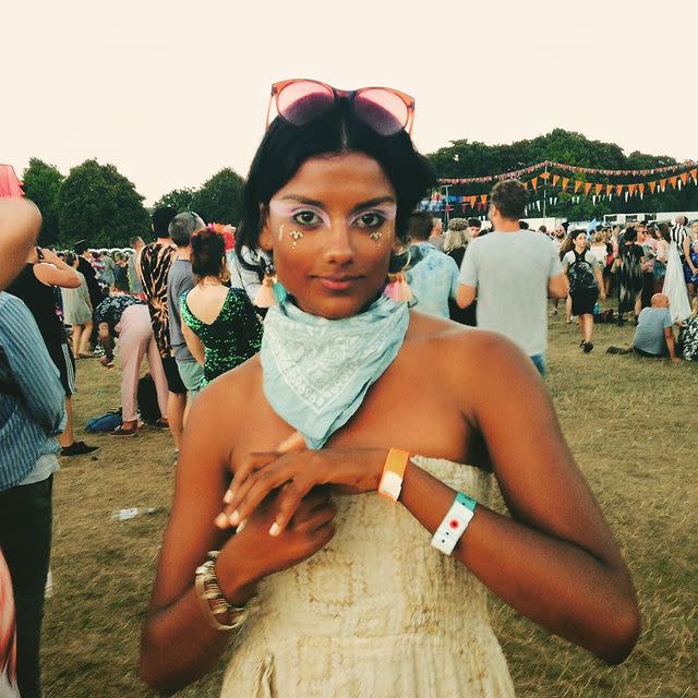 <p>She's a festival muse, too. This one is an Instagram throwback - we're big fans of the pastel eyeshadow / bandana pairing.</p><p><a href="https://www.instagram.com/p/BmItKjln-gT/" rel="nofollow noopener" target="_blank" data-ylk="slk:See the original post on Instagram;elm:context_link;itc:0;sec:content-canvas" class="link ">See the original post on Instagram</a></p>