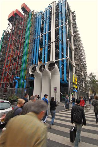 Centro Georges Pompidou (París, Francia) / Foto: AP