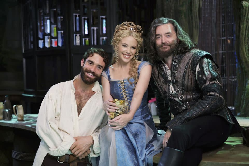 The pair met when Kylie made a cameo on Galavant. Source: Getty