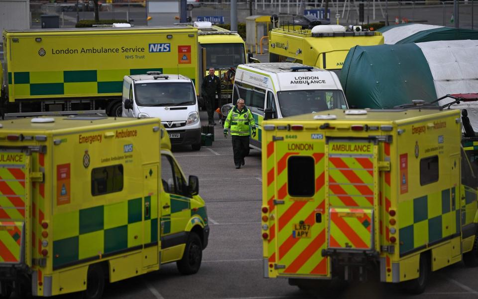 Weston General Hospital, in north Somerset, described the move as a precautionary measure - AFP