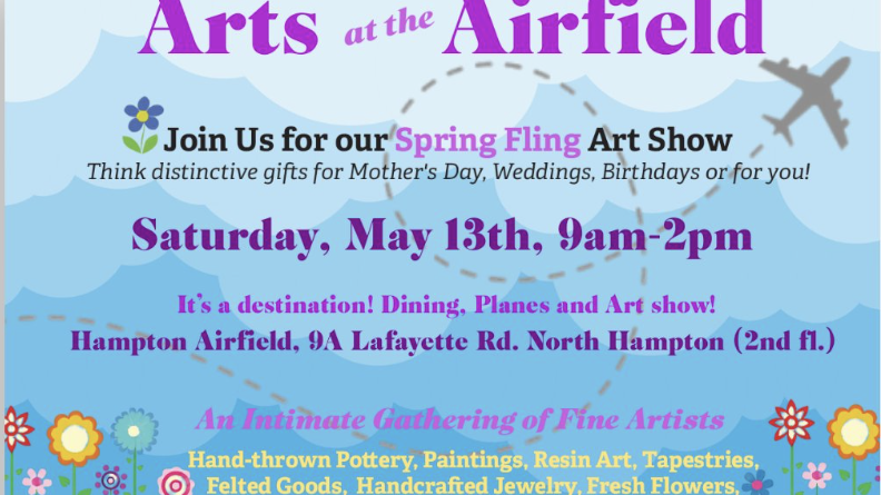 Arts at the Airfield will be held on Saturday, May 12, 2023.