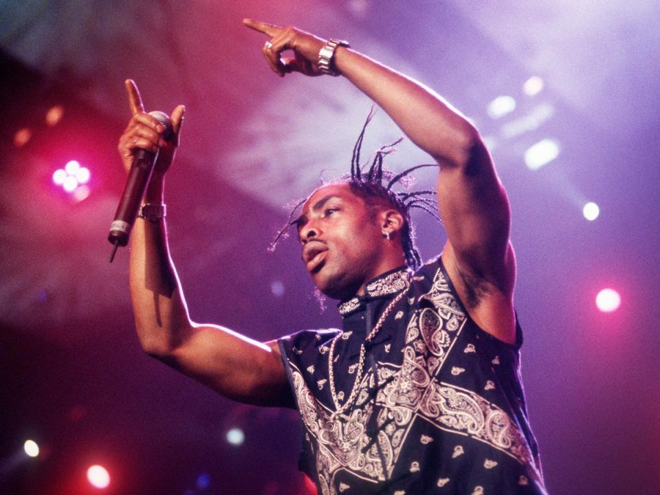 Playing the Night of the Proms Festival in the Antwerps  Sportpaleis, Belgium, October 2000 (Getty)