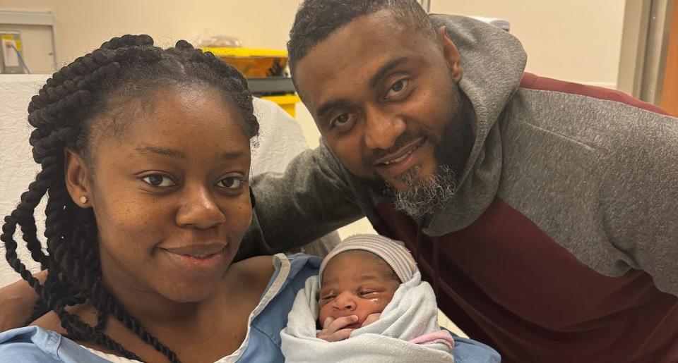 A Brampton couple welcomed Etobicoke General Hospital's first baby of 2024 at 12:32 a.m.