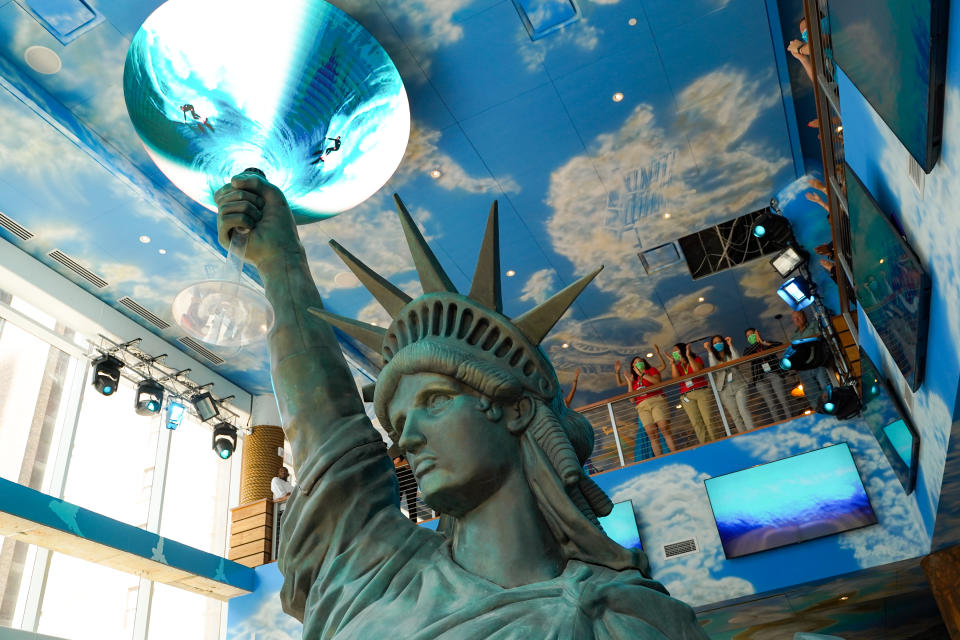 NEW YORK, NEW YORK - JUNE 10: Margaritaville Resort Times Square 