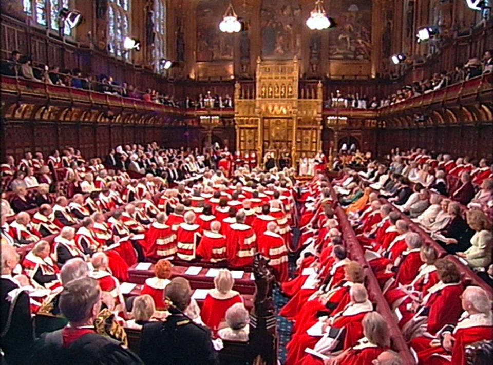 There are 91 hereditary peers in the House of Lords (PA)
