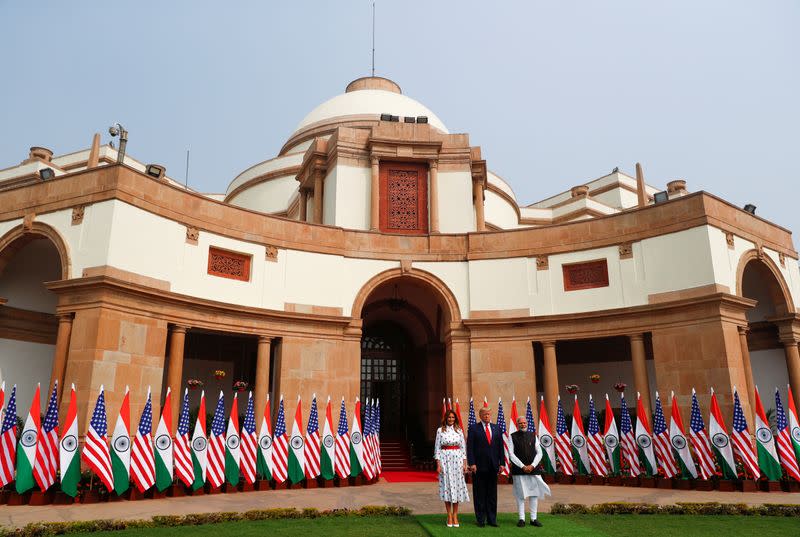 U.S. President Donald Trump visits India