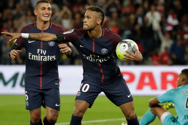 Neymar yMarco Verratti, en una época en la que ambos eran estrellas del equipo