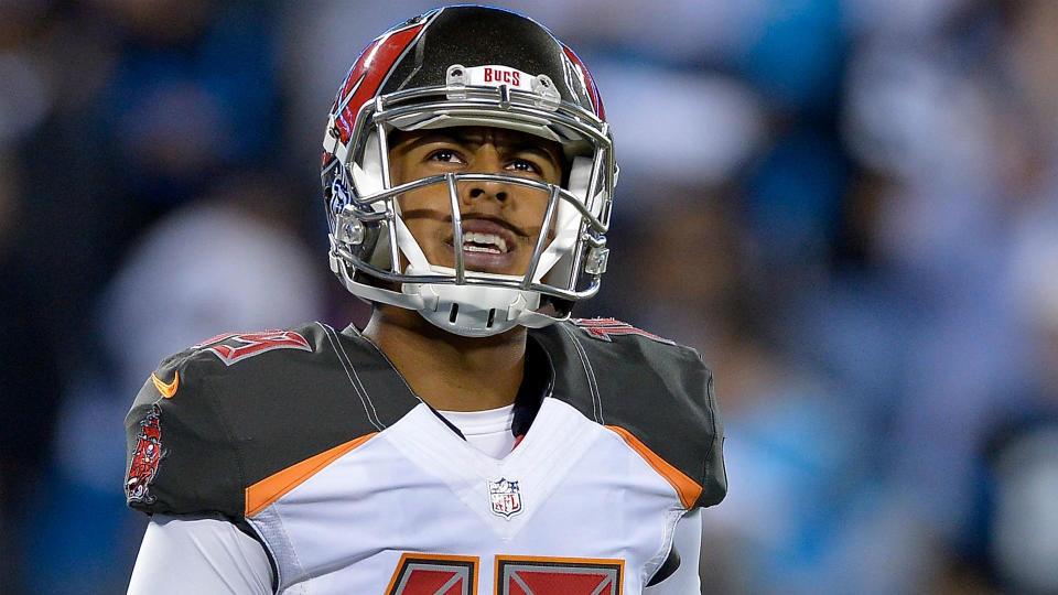 Buccaneers kicker Roberto Aguayo released after missing two preseason kicks.