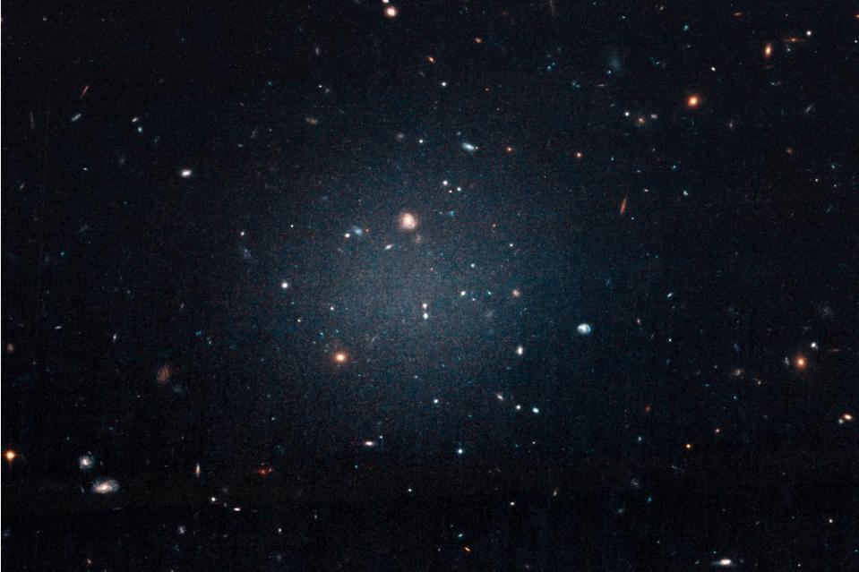 Dark-matter-less galaxy?