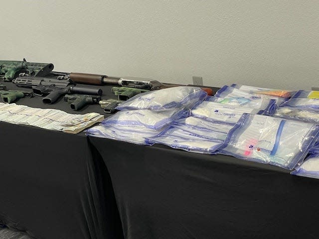 Lee County Sheriff Carmine Marceno on Thursday, April 25, 2024, announced the conclusion of the sheriff's office's narcotics Operation Paradise City with 52 arrests, 24 firearms seized and nearly 100 pounds of narcotics confiscated.