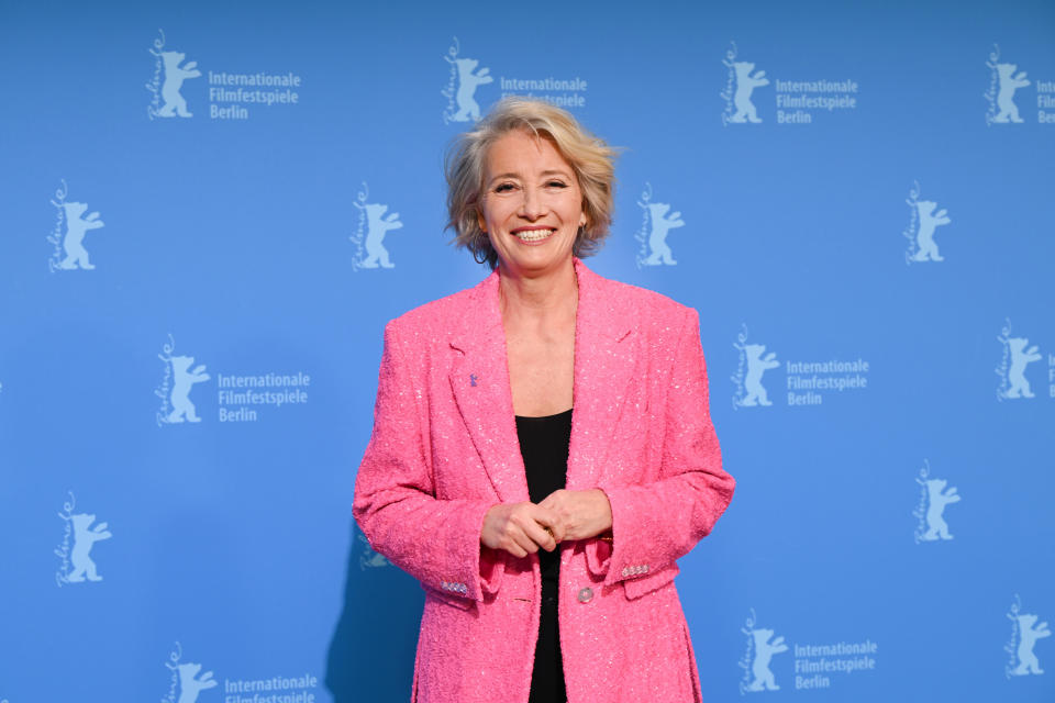 Emma Thompson says it is hard not to judge your naked body in front of the mirror. (Getty Images)