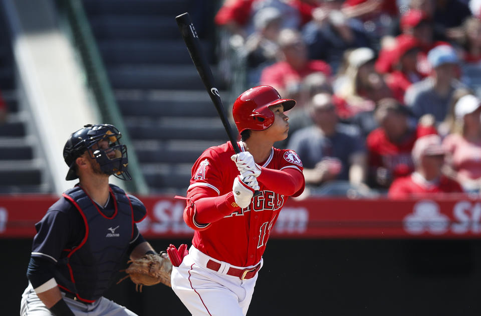 Shohei Ohtani has been as awesome as advertised with the Angels thus far. (AP Photo)