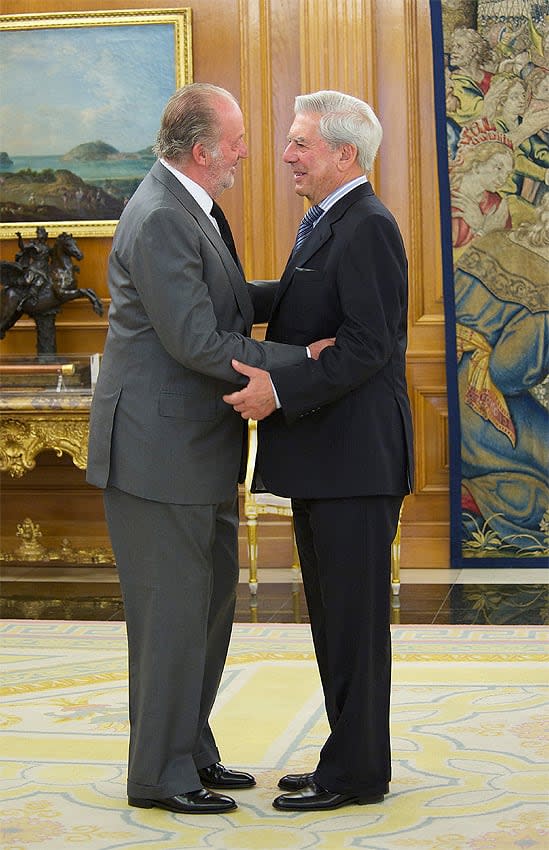 Don Juan Carlos y Mario Vargas Llosa