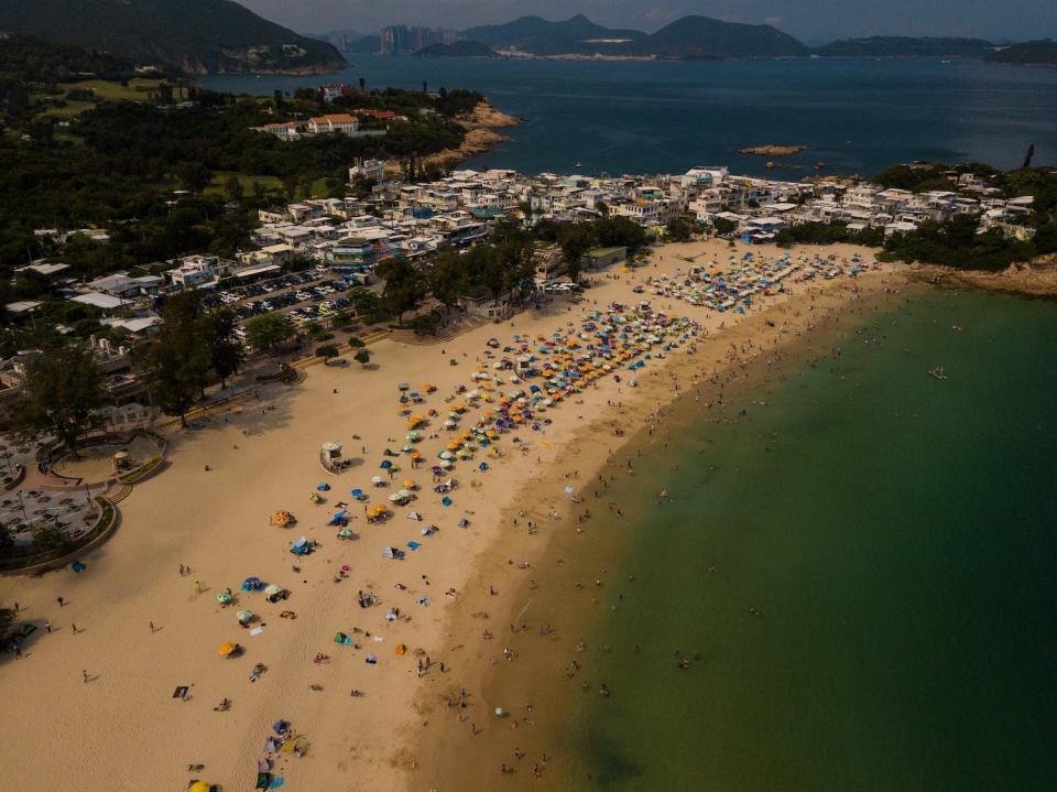 Hong Kong Reopens Beaches