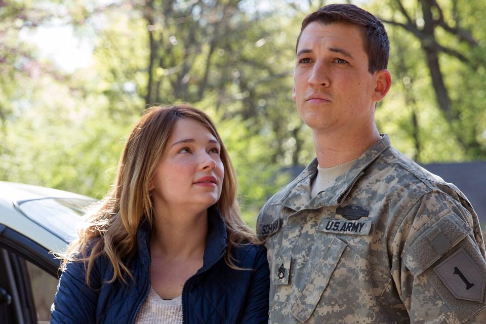 Haley Bennett and Miles Teller in 'Thank You for Your Service'