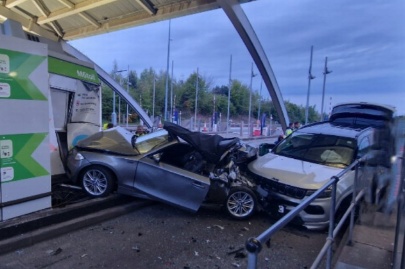 The crash on the M6 Toll