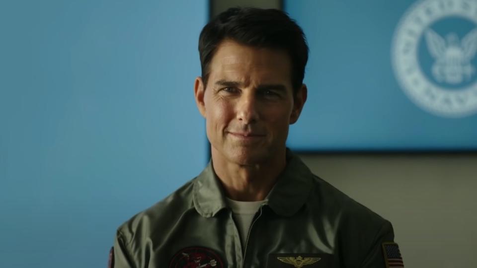  Tom Cruise as Pete Mitchell in Top Gun: Maverick. 