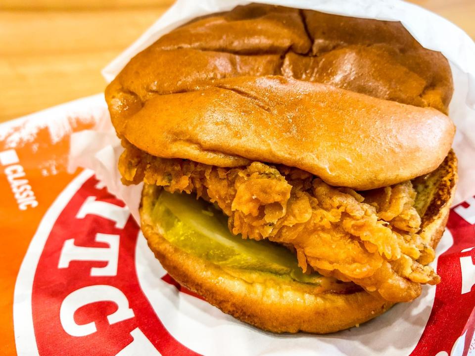 Popeyes Spicy Chicken Sandwich 11