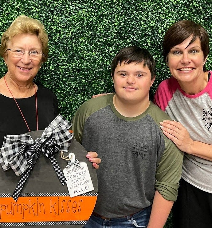 My Big Dream Founder Elizabeth Walker, left, stands with Christopher Klemmer and his grandmother, Beverly. The New Bern nonprofit is working to bring work and other opportunities to those with developmental and intellectual disabilities.
