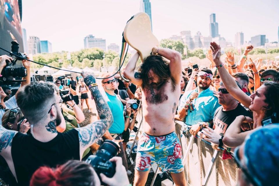 IDLES at Lollapalooza 2019, photo by Sydney Gawlik