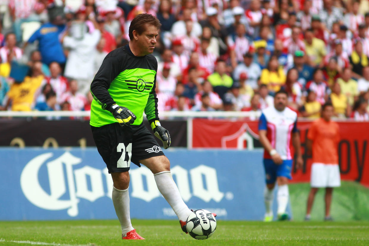 Javier Ledesma durante el Clásico histórico: cien anos de rivalidad en el Estadio Jalisco el 9 de octubre de 2016 en Guadalajara, México. / Foto: Jam Media