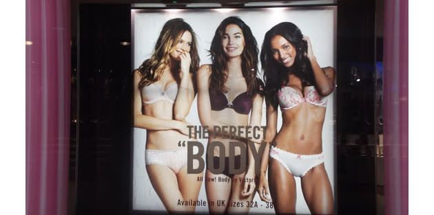 Victoria's Secret perfect body ad campaign.