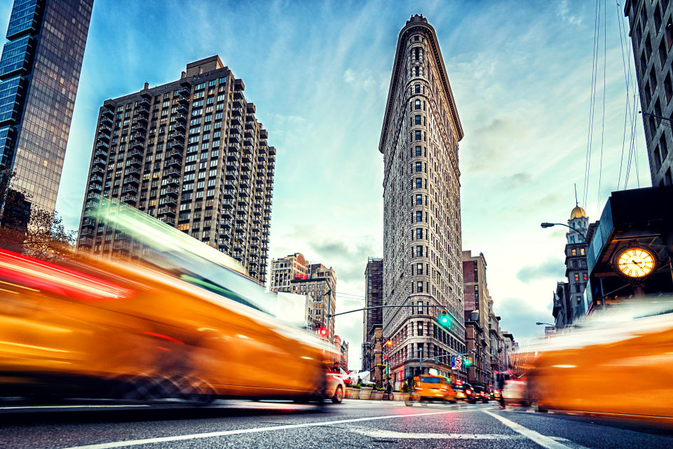 the flat iron building in the new york city (Getty Images)