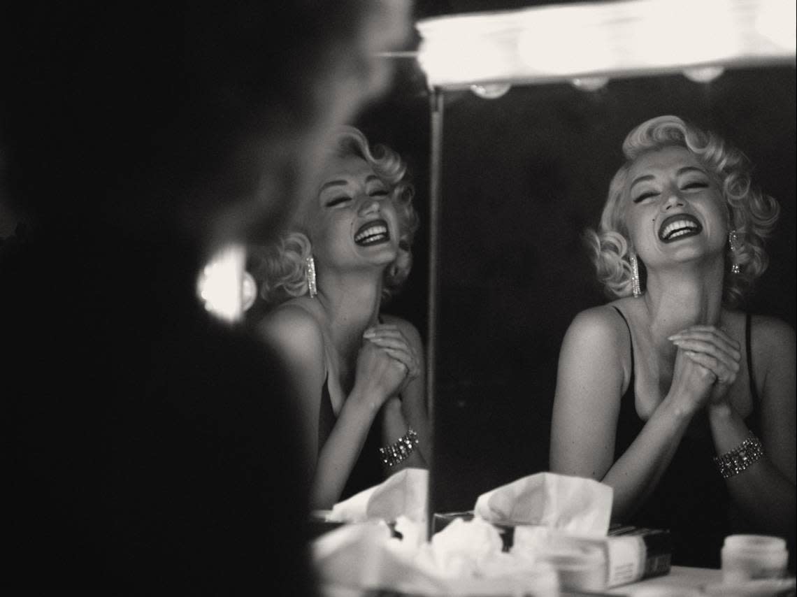 Ana de Armas as Marilyn Monroe in “Blonde”. (Netflix/TNS)