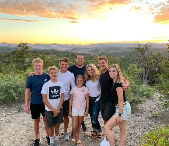 <p>Lisa Wilson Instagram</p> Zach Wilson with his parents, Michael and Lisa, and his siblings, Whitney, Micah, Josh, Isaac, and Sophie.