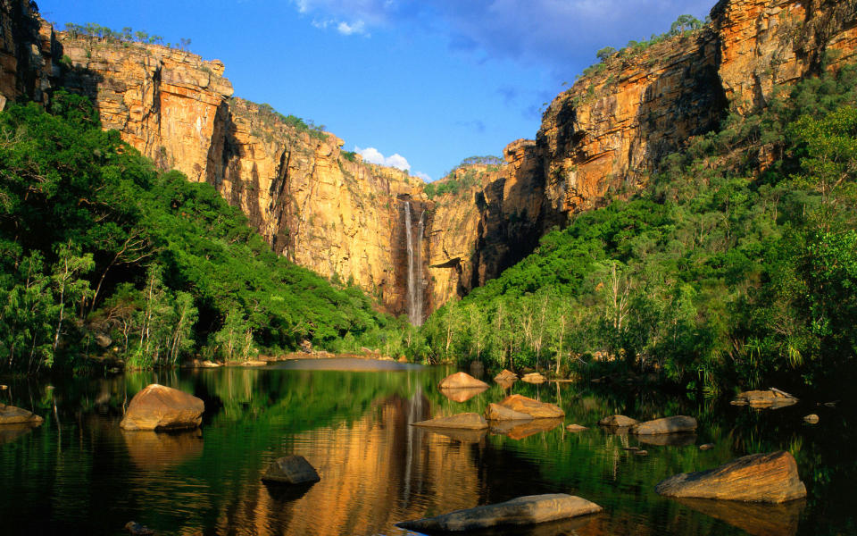 Jim Jim Falls in Kakadu National Park, Australia.