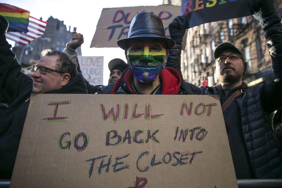 LGBT Solidarity Rally in NYC’s Greenwich Village