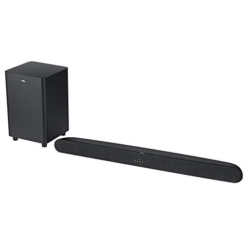 TCL Alto 6+ 2.1 Channel Dolby Audio Sound Bar with Wireless Subwoofer, Bluetooth – TS6110, 240W…