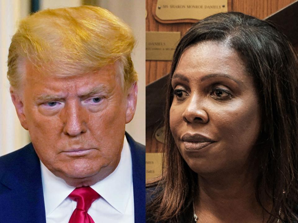 Letitia James Donald Trump Cyrus Vance