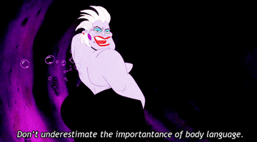 Ursula from "The Little Mermaid" shakes her hips