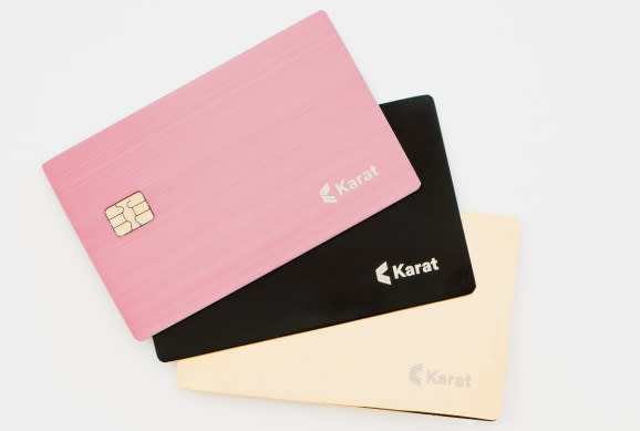 Karat makes credit cards for influencers.