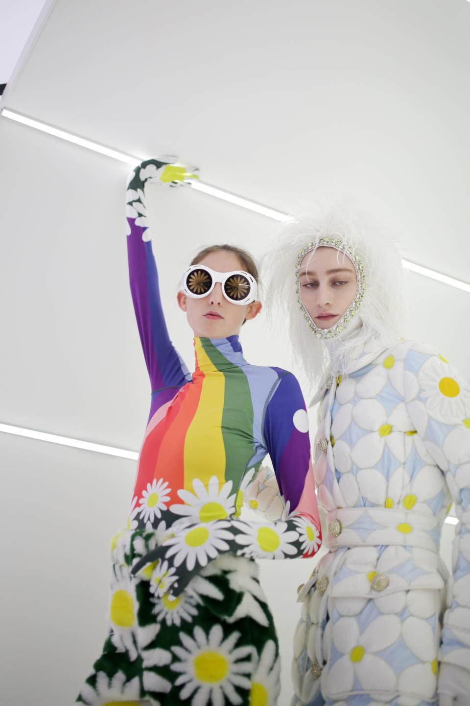 Backstage at Moncler Genius RTW Fall 2020