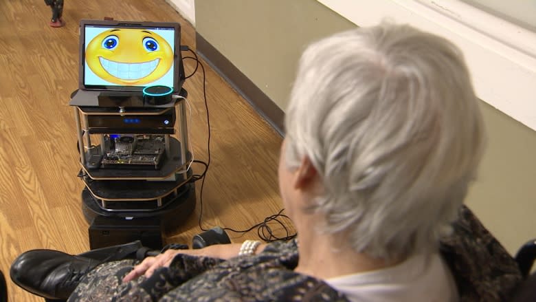 Aether the robot a welcome addition to B.C. group home