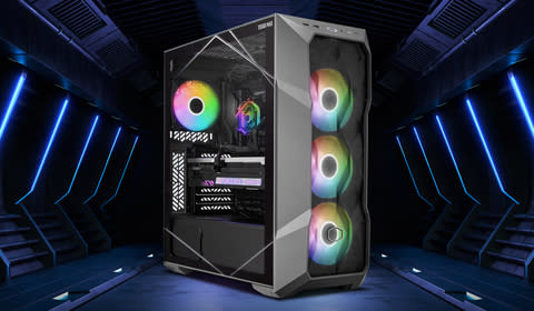 Cooler Master TD500 MAX features an integrated cooling system.  (Photo: Business Wire)