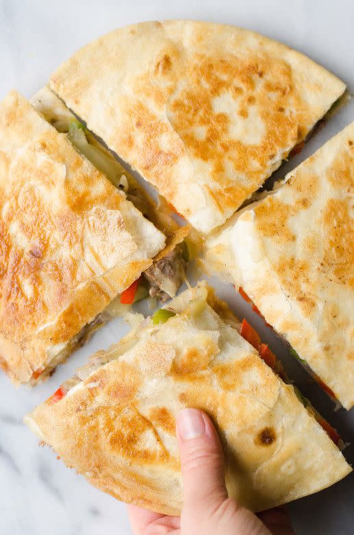 Cheesesteak Quesadillas