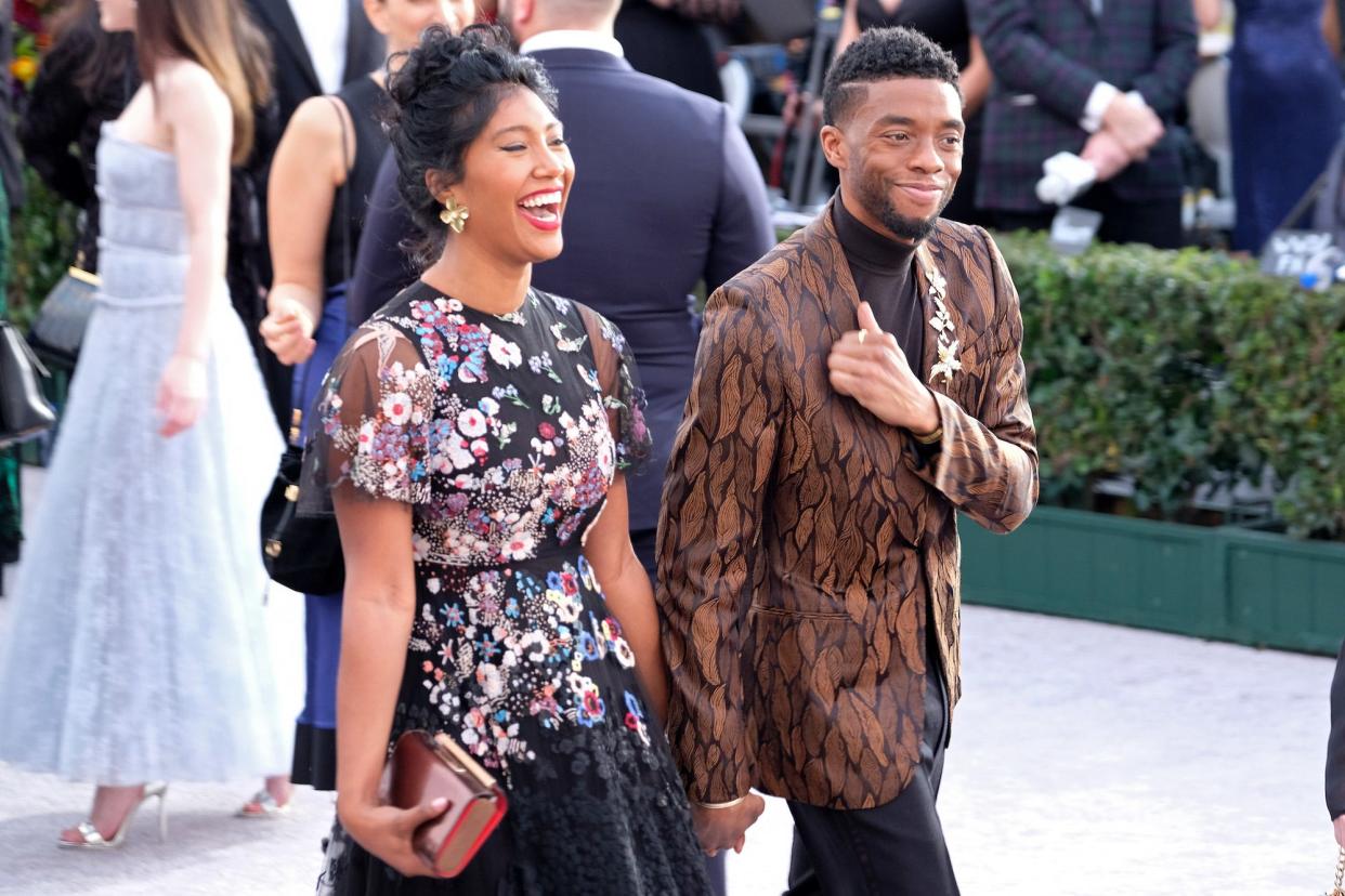 chadwick boseman wife girlfriend Taylor Simone Ledward