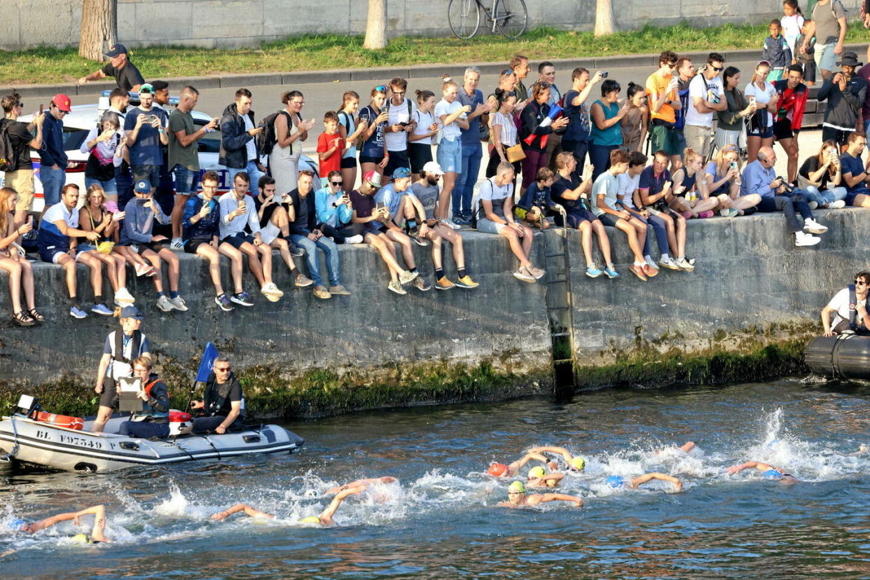 Les Français ont brillé à domicile lors de l'épreuve test de triathlon des prochains JO. (Photo d'illustration)  - Credit:LP/Olivier Lejeune / MAXPPP / PHOTOPQR/LE PARISIEN/MAXPPP